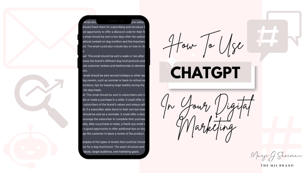 How To Use ChatGPT In Your Digital Marketing